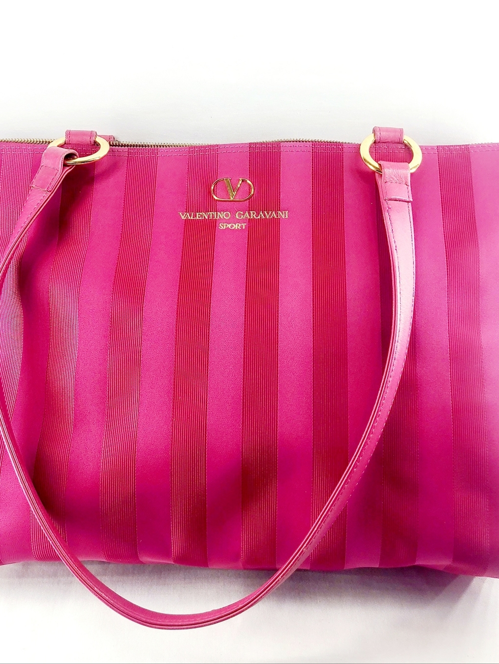 Valentino Garavani Canvas Leather Bag
